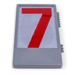 Tabellone punti rosso e nero con leve